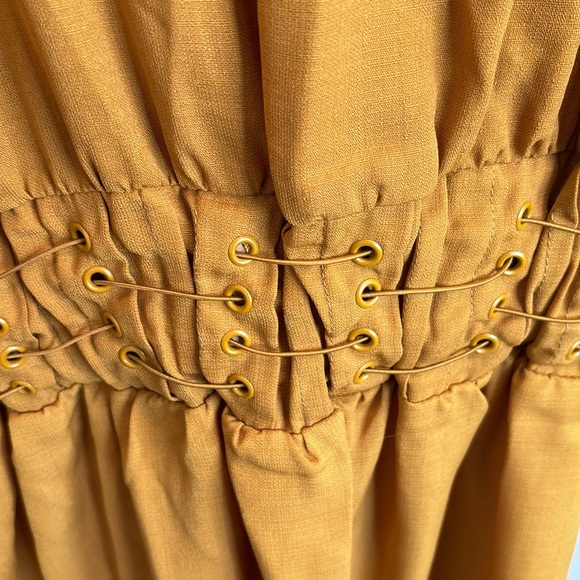 Mustard colored dress from Revolve - Picture 4 of 5